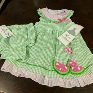 Rare editions 12 month dress NWT